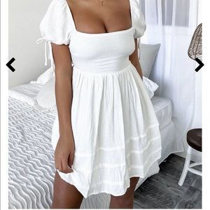 That’s so fetch white dress